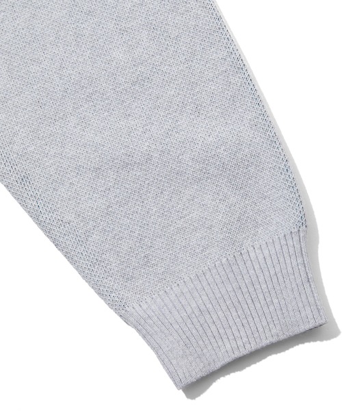 X-girl（エックスガール）の「BOX LOGO AND FACE JACQUARD KNIT TOP（ニット/セーター・レディース・アッシュ/ブラック・ONE SIZE）」の17枚目の写真