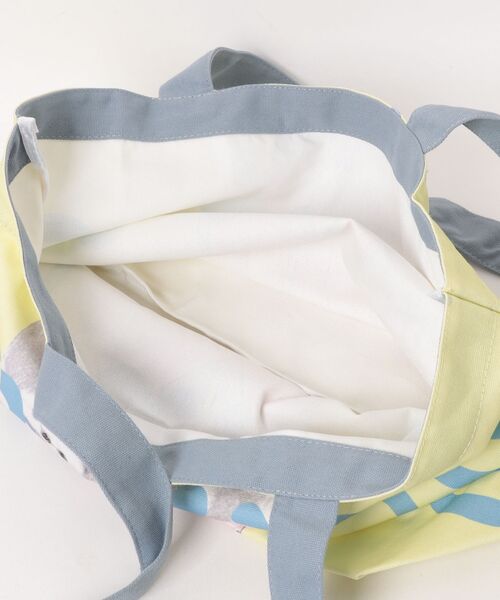 twins(nemne store)(ツインズ)の「twins big tote bag(トートバッグ・レディース・Yellow/チャコール/ライトブルー・フリー)」の12枚目の写真