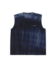 エアベントタイダイレイシングシングレット (ブルー)