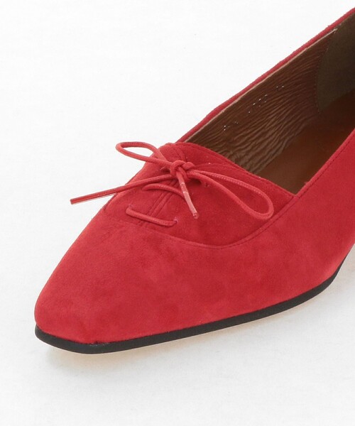 Steven Alan(スティーブンアラン)の「<Steven Alan>スエード レースアップ パンプス(パンプス・レディース・レッド・36/37/37h/36h)」の2枚目の写真