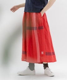 リネンラインパネルタックキュロット