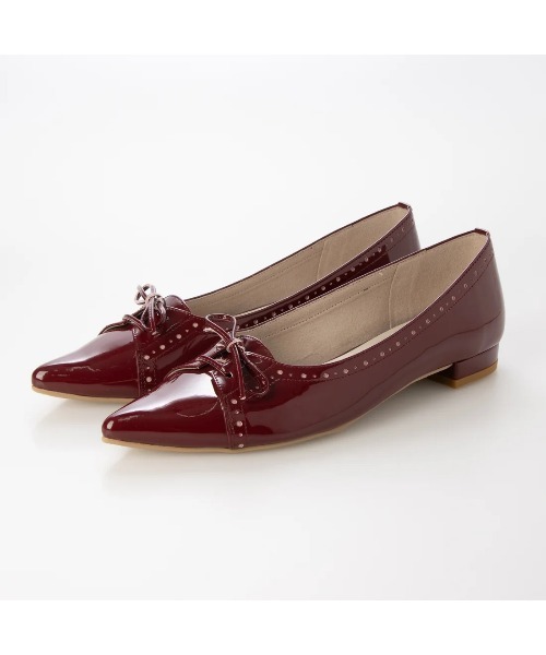 Launa lea（ラウナレア）の「【26秋冬】レースアップリボンパンプス(0638)（パンプス・レディース・ブラック/ダークブラウン/ワイン/アイボリー・22.0cm/22.5cm/23.0cm/23.5cm/24.0cm/24.5cm/25.0cm/25.5cm）」の16枚目の写真
