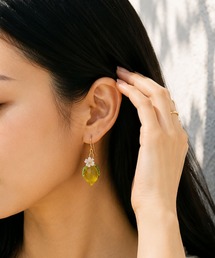 Santorini レモン ドロップ ピアス
