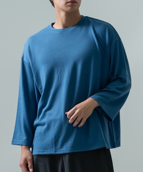 improves（インプローブス）の「7分丈 ワイドスリーブ Tシャツ（Tシャツ/カットソー・メンズ・ブルー/グレー/ブラック/モカ/ピンク・MEDIUM/LARGE）」の18枚目の写真