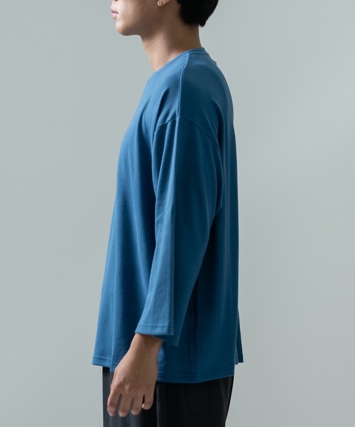 improves（インプローブス）の「7分丈 ワイドスリーブ Tシャツ（Tシャツ/カットソー・メンズ・ブルー/グレー/ブラック/モカ/ピンク・MEDIUM/LARGE）」の19枚目の写真