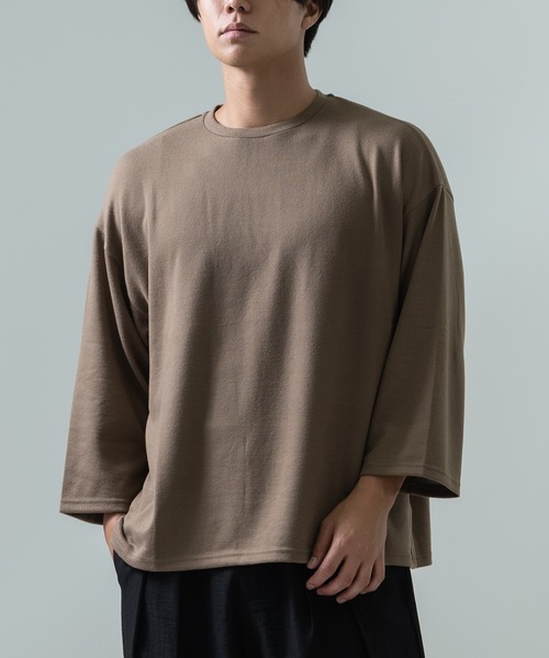 improves（インプローブス）の「7分丈 ワイドスリーブ Tシャツ（Tシャツ/カットソー・メンズ・ブルー/グレー/ブラック/モカ/ピンク・MEDIUM/LARGE）」の14枚目の写真
