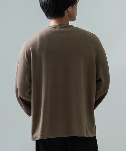 improves（インプローブス）の「7分丈 ワイドスリーブ Tシャツ（Tシャツ/カットソー・メンズ・ブルー/グレー/ブラック/モカ/ピンク・MEDIUM/LARGE）」の16枚目の写真