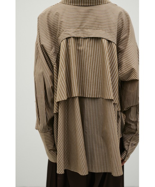 STYLEMIXER(スタイルミキサー)の「ティアードフリルシャツ(シャツ/ブラウス・レディース・ホワイト/ベージュ系その他/ブルー系その他・FREE)」の9枚目の写真