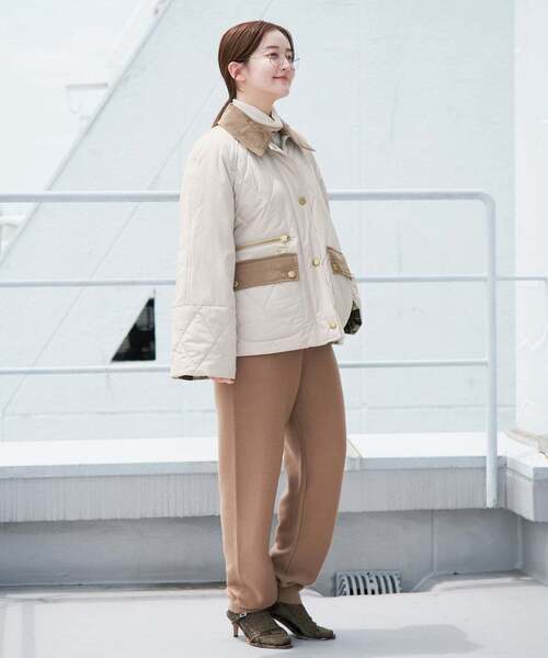 IENA（イエナ）の「Barbour/バブアー 別注 MARTHA QUILTED JK ブルゾン（その他アウター・レディース・ブラック/アイボリー/ブラウン・8/10）」の17枚目の写真