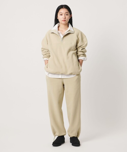 MARW UNITED ARROWS(マルゥ ユナイテッドアローズ)の「<MARW UNITED ARROWS>ドロスト フリースパンツ(その他パンツ・レディース・レッド/ナチュラル/ブラック・36/38)」の6枚目の写真