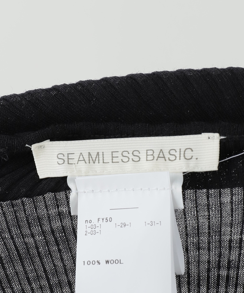 VERMEIL par iena(ヴェルメイユパーイエナ)の「Seamless Basic シームレスベーシック カーディガン SB1150(カーディガン/ボレロ・レディース・ブラック/ブラウン・FREE)」の14枚目の写真