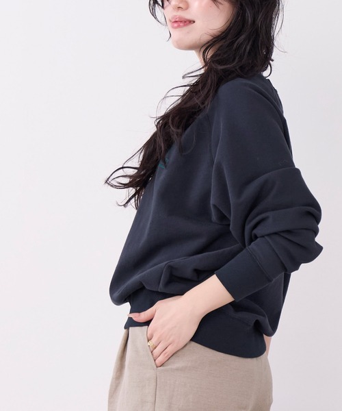 MICA&DEAL(マイカ&ディール)の「"MDL"フロッキーロゴプリントスウェット(スウェット・レディース・ピンク/グリーン/グレー/ネイビー・FREE)」の22枚目の写真
