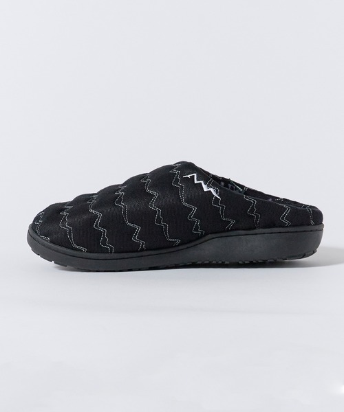 SUBU（スブ）の「SUBUxMANASTASH/スブ×マナスタッシュ MT. STITCH SANDAL マウンテンステッチサンダル スリッポン 巾着付き メンズ 2026年 秋 秋服 冬 冬服（サンダル・メンズ・ブラック・1/2/3）」の4枚目の写真