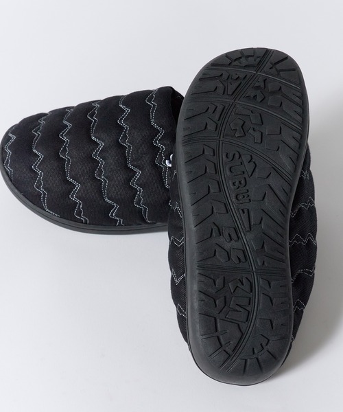 SUBU（スブ）の「SUBUxMANASTASH/スブ×マナスタッシュ MT. STITCH SANDAL マウンテンステッチサンダル スリッポン 巾着付き メンズ 2026年 秋 秋服 冬 冬服（サンダル・メンズ・ブラック・1/2/3）」の15枚目の写真