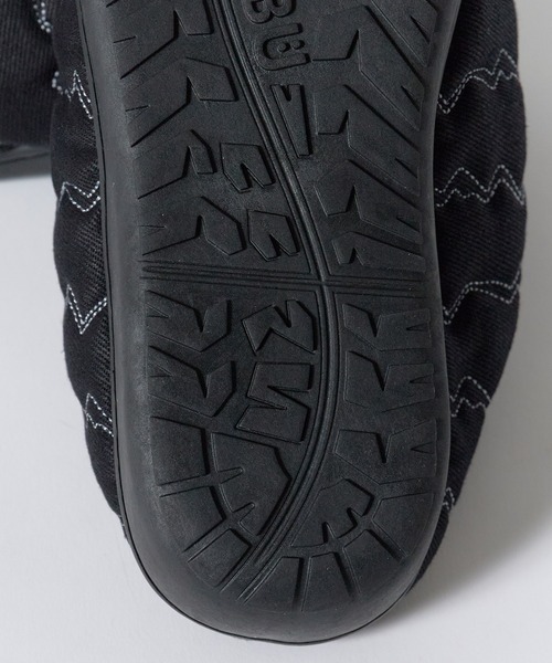 SUBU（スブ）の「SUBUxMANASTASH/スブ×マナスタッシュ MT. STITCH SANDAL マウンテンステッチサンダル スリッポン 巾着付き メンズ 2026年 秋 秋服 冬 冬服（サンダル・メンズ・ブラック・1/2/3）」の14枚目の写真