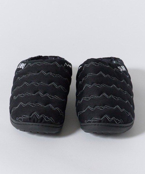 SUBU（スブ）の「SUBUxMANASTASH/スブ×マナスタッシュ MT. STITCH SANDAL マウンテンステッチサンダル スリッポン 巾着付き メンズ 2026年 秋 秋服 冬 冬服（サンダル・メンズ・ブラック・1/2/3）」の2枚目の写真