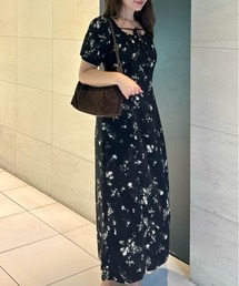 セール】クロシェライクロングニットワンピース（ワンピース）｜SNIDEL