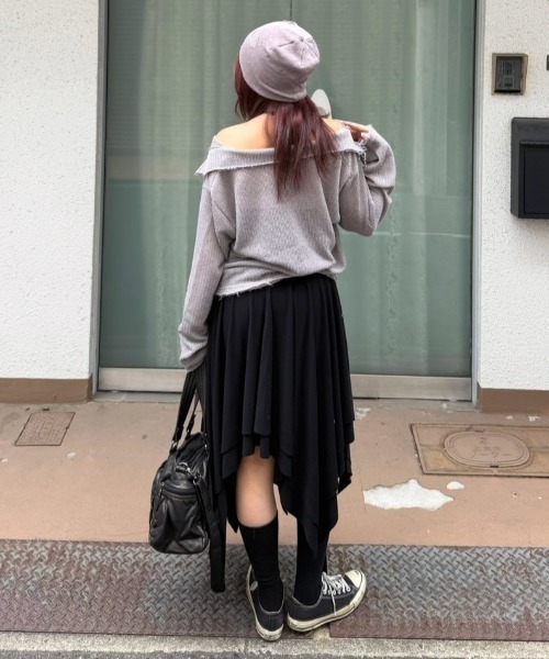 Chikashitsu +（チカシツプラス）の「【Chikashitsu +】clay net zip-up jacket / 【チカシツプラス】クレイネットシアージップアップジャケット（カーディガン/ボレロ・メンズ・ブラック/グレー/アイボリー・ONE SIZE）」の15枚目の写真