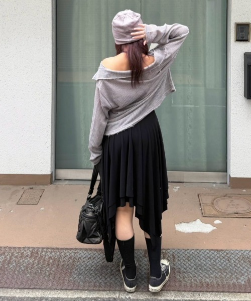 Chikashitsu +（チカシツプラス）の「【Chikashitsu +】clay net zip-up jacket / 【チカシツプラス】クレイネットシアージップアップジャケット（カーディガン/ボレロ・メンズ・ブラック/グレー/アイボリー・ONE SIZE）」の16枚目の写真