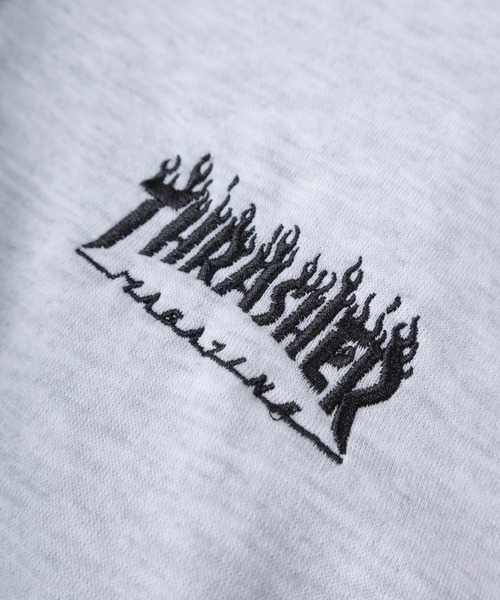THRASHER(スラッシャー)の「【70】【THRASHER/スラッシャー】フェイクファーフード ジップパーカー/フーディー/オーバーサイズ/ライトアウター/スケーター/Y2K/Opium系/リアルツリー/カモフラ/ロゴ刺繍/裏起毛/ユニセックス/レディース/メンズ(パーカー・メンズ・グレー/ブラック/グレー系カモフラージュ/グリーン系カモフラージュ・L/XL/M)」の7枚目の写真