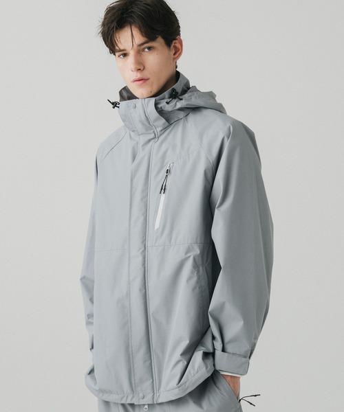 +phenix(プラスフェニックス)の「+phenix(プラスフェニックス)HALF COAT ハーフコート / WINDSTOPPER PRODUCTS BY GORE-TEX LABS(ダウンジャケット/コート・メンズ・ブラック/グレー/ネイビー・L/M)」の1枚目の写真