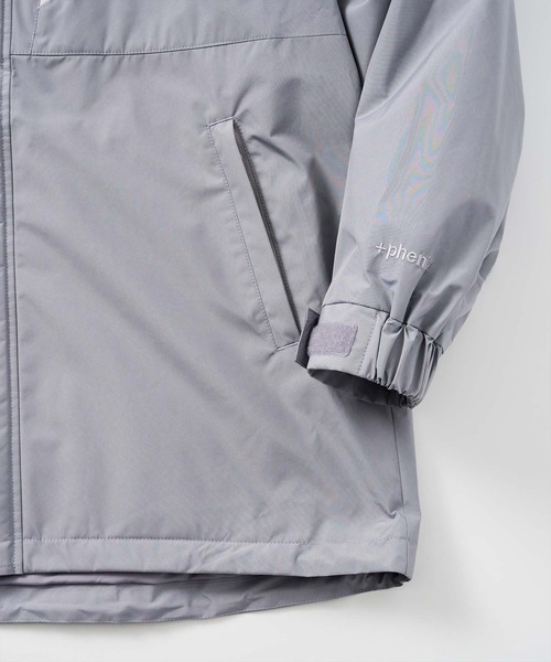 +phenix(プラスフェニックス)の「+phenix(プラスフェニックス)HALF COAT ハーフコート / WINDSTOPPER PRODUCTS BY GORE-TEX LABS(ダウンジャケット/コート・メンズ・ブラック/グレー/ネイビー・L/M)」の14枚目の写真