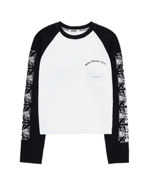 DEF WOMENS WAFFLE LONG SLEEVES BLACK