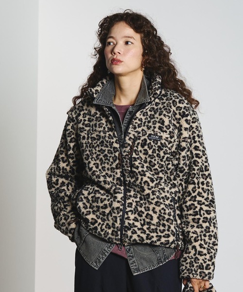 TAION(タイオン)の「【ROSE BUD別注】TAION/BOA JACKET(その他アウター・レディース・レオパード/ホワイト・ONE SIZE)」の3枚目の写真