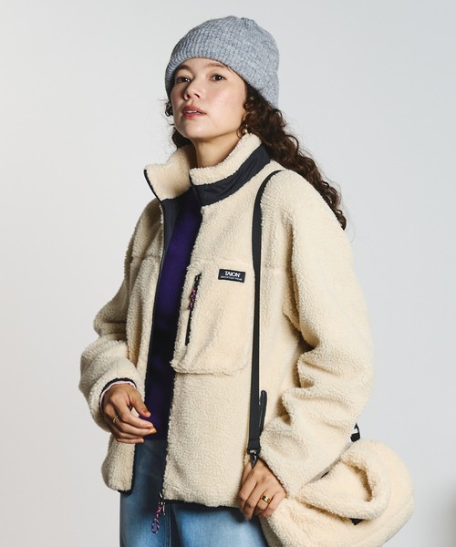 TAION(タイオン)の「【ROSE BUD別注】TAION/BOA JACKET(その他アウター・レディース・レオパード/ホワイト・ONE SIZE)」の16枚目の写真