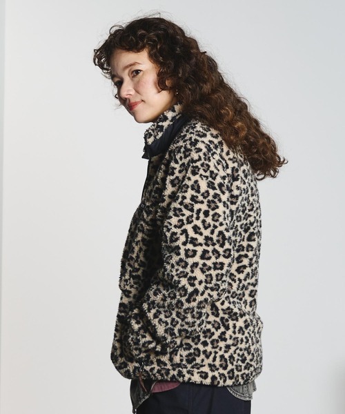 TAION(タイオン)の「【ROSE BUD別注】TAION/BOA JACKET(その他アウター・レディース・レオパード/ホワイト・ONE SIZE)」の5枚目の写真