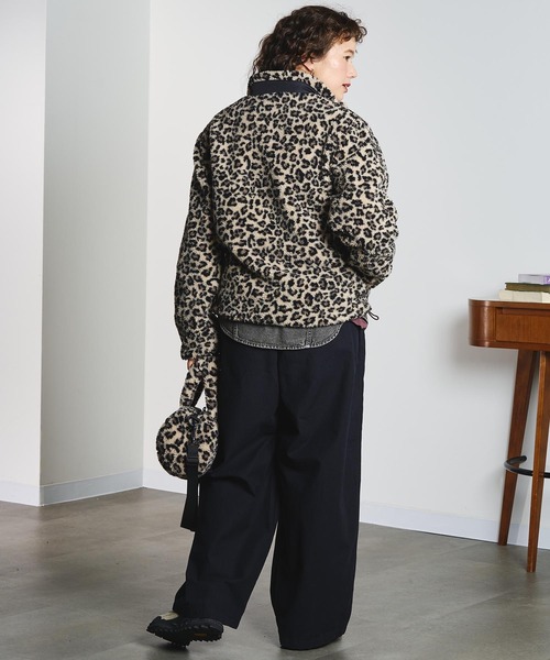 TAION(タイオン)の「【ROSE BUD別注】TAION/BOA JACKET(その他アウター・レディース・レオパード/ホワイト・ONE SIZE)」の9枚目の写真