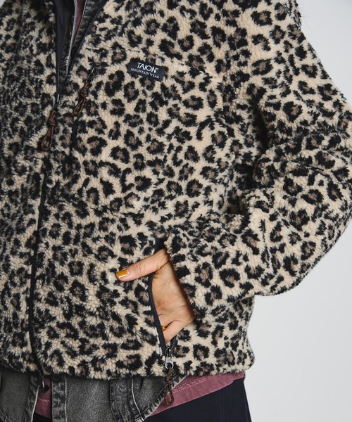 TAION(タイオン)の「【ROSE BUD別注】TAION/BOA JACKET(その他アウター・レディース・レオパード/ホワイト・ONE SIZE)」の13枚目の写真