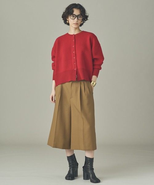 Curensology(カレンソロジー)の「Curensology(カレンソロジー)/ウールカシミヤ2WAYプルオーバー(ニット/セーター・レディース・オフホワイト/レッド/チャコールグレー/ブラック・FREE)」の18枚目の写真