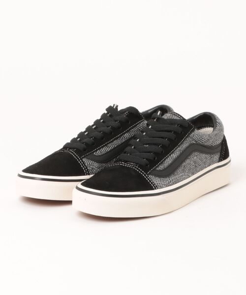 VANS(バンズ)の「VANS ヴァンズ OLD SKOOL オールドスクール V36CF TWEED BLACK(スニーカー・メンズ・ブラック・7/6h/6/5h/5/4h/10/9h/9/8h/8/7h/12/11/10h)」の1枚目の写真