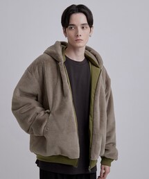tk.TAKEO KIKUCHI（ティーケータケオキクチ）の「【リバーシブル】フェイクファーブルゾン（ブルゾン）」