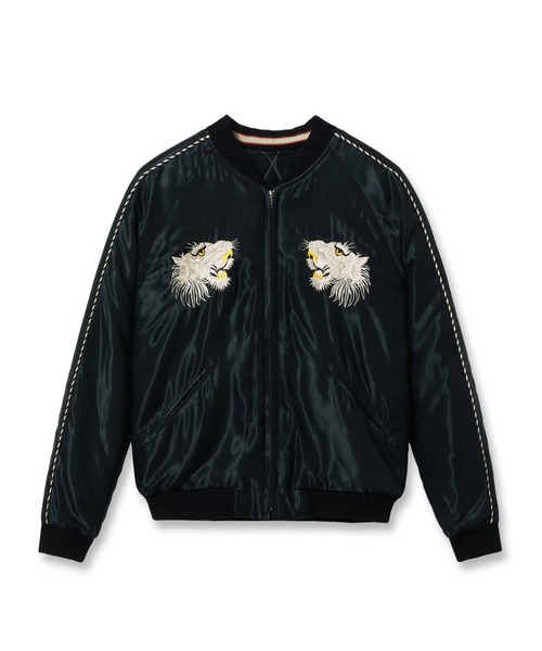 TAILOR TOYO(テーラートウヨウ)の「【TAILOR TOYO/東洋テーラー】ACETATE QUILT SUKA(スカジャン・メンズ・ブラック・M/S/L)」の1枚目の写真