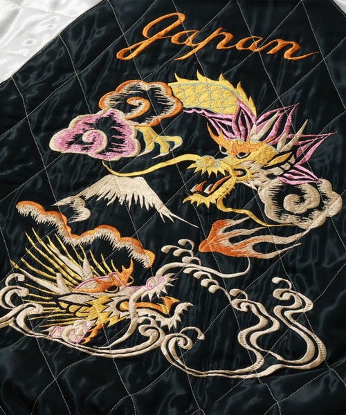 TAILOR TOYO(テーラートウヨウ)の「【TAILOR TOYO/東洋テーラー】ACETATE QUILT SUKA(スカジャン・メンズ・ブラック・M/S/L)」の11枚目の写真