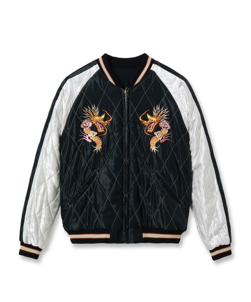 TAILOR TOYO(テーラートウヨウ)の「【TAILOR TOYO/東洋テーラー】ACETATE QUILT SUKA(スカジャン・メンズ・ブラック・M/S/L)」の8枚目の写真