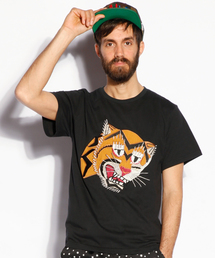 ALDIES | Tiger Emroidery T トラ刺繍Tシャツ(Tシャツ/カットソー)