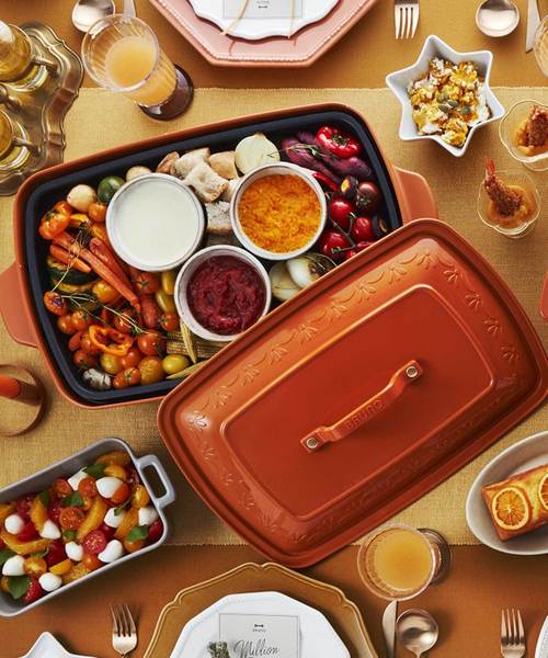 BRUNO（ブルーノ）の「ホットプレート グランデサイズ（キッチン家電・レディース・ホワイト/レッド/グレー/ピンク/グリーン/ライトブルーグレー/オレンジ系その他/ネイビー/ブルー系その他3/ワインレッド/グレイッシュベージュ/ブラウン/ベージュ系その他/グレー系その他/グリーン系その他/イエロー系その他/ミント/ライトブルー・ﾌﾘ-）」の18枚目の写真