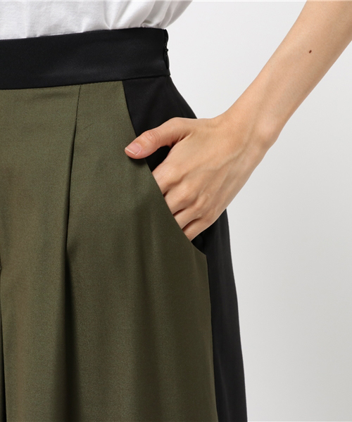 GUILD PRIME（ギルドプライム）の「【GUILD PRIME】WOMENS インサイドプリーツワイドパンツ（その他パンツ・レディース・カーキ・34/36）」の7枚目の写真
