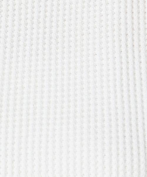 Another Edition(アナザーエディション)の「ワッフル断ち切りノースリーブ/AEBC ワッフルタチキリ NSL◆(Tシャツ/カットソー・レディース・オフホワイト/ブラック/ライトピンク・FREE)」の13枚目の写真