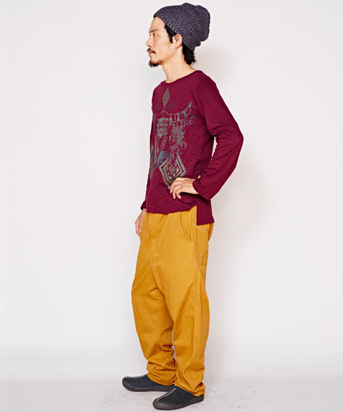 チャイハネ（チャイハネ）の「【チャイハネ】バッファローメンズＴシャツ（Tシャツ/カットソー・メンズ・ホワイト/パープル/ネイビー・FREE）」の15枚目の写真