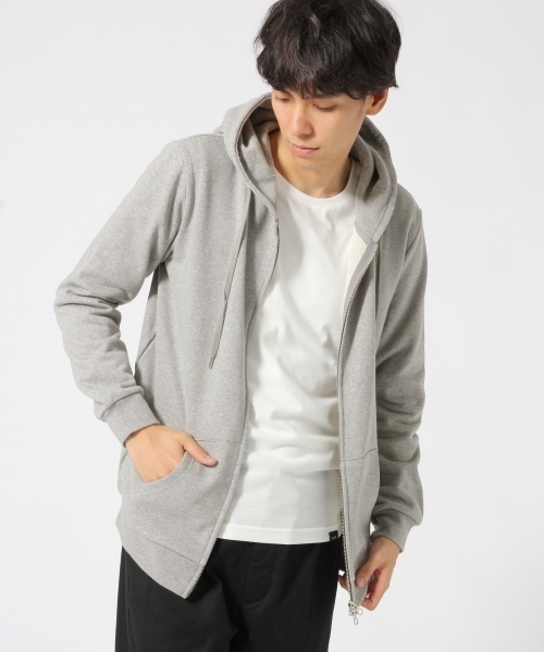 HARE(ハレ)の「ウラケZIPパーカー(HARE)(パーカー・メンズ・グレー/ブラック/ベージュ・LARGE/SMALL/MEDIUM)」の3枚目の写真