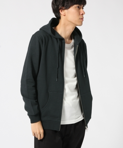 HARE(ハレ)の「ウラケZIPパーカー(HARE)(パーカー・メンズ・グレー/ブラック/ベージュ・LARGE/SMALL/MEDIUM)」の2枚目の写真