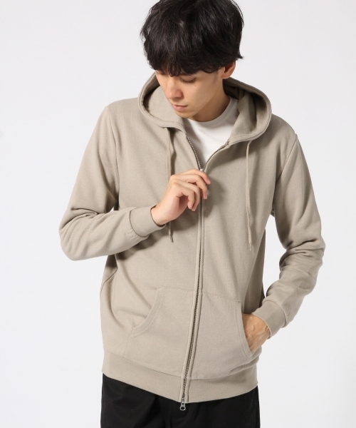 HARE(ハレ)の「ウラケZIPパーカー(HARE)(パーカー・メンズ・グレー/ブラック/ベージュ・LARGE/SMALL/MEDIUM)」の12枚目の写真