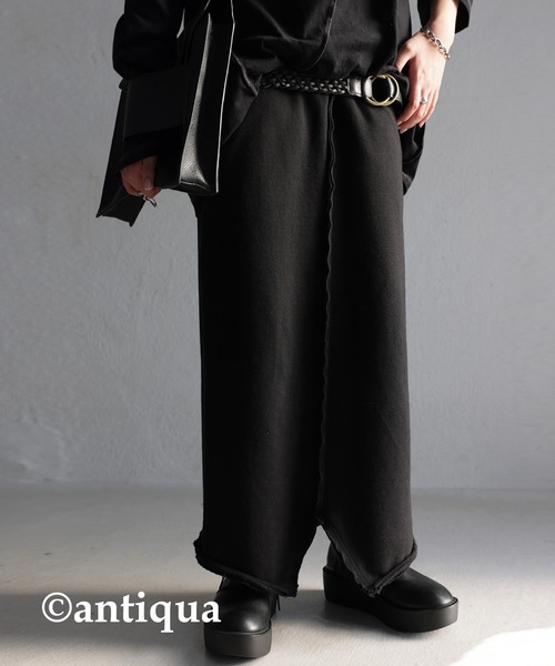 antiqua(アンティカ)の「メッシュ本革ベルト(ベルト・レディース・ブラウン/キャメル/ブラック・FREE)」の5枚目の写真