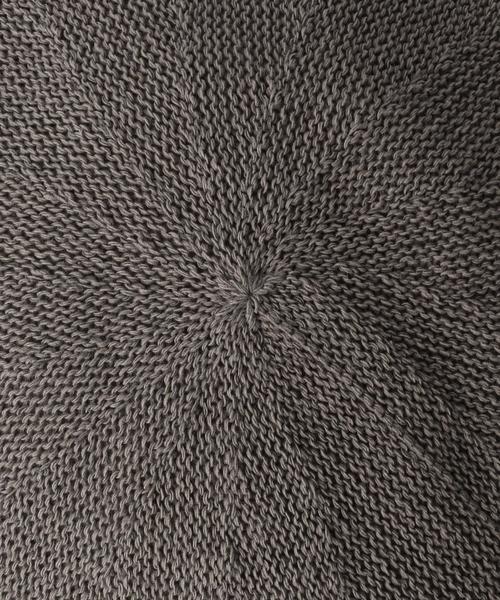 green label relaxing（グリーンレーベルリラクシング）の「BC GLR CTN ベレー帽 ◆（ハンチング/ベレー帽・メンズ・ブラック/グレー・FREE）」の4枚目の写真