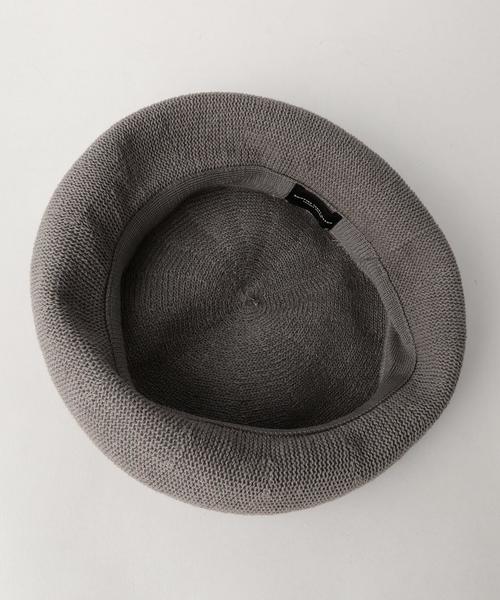 green label relaxing（グリーンレーベルリラクシング）の「BC GLR CTN ベレー帽 ◆（ハンチング/ベレー帽・メンズ・ブラック/グレー・FREE）」の6枚目の写真