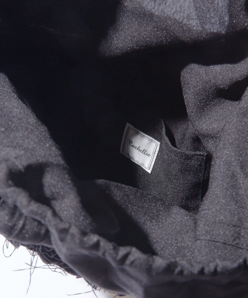 Rouge vif（ルージュヴィフ）の「Cashellie ﾌﾘﾙﾄｰﾄ(S)（かごバッグ・レディース・ブラック/ベージュ/ネイビー・FREE）」の13枚目の写真